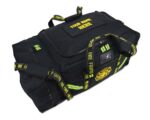 embroidered customized firefighter turnout gear bag reflective black lxfb10