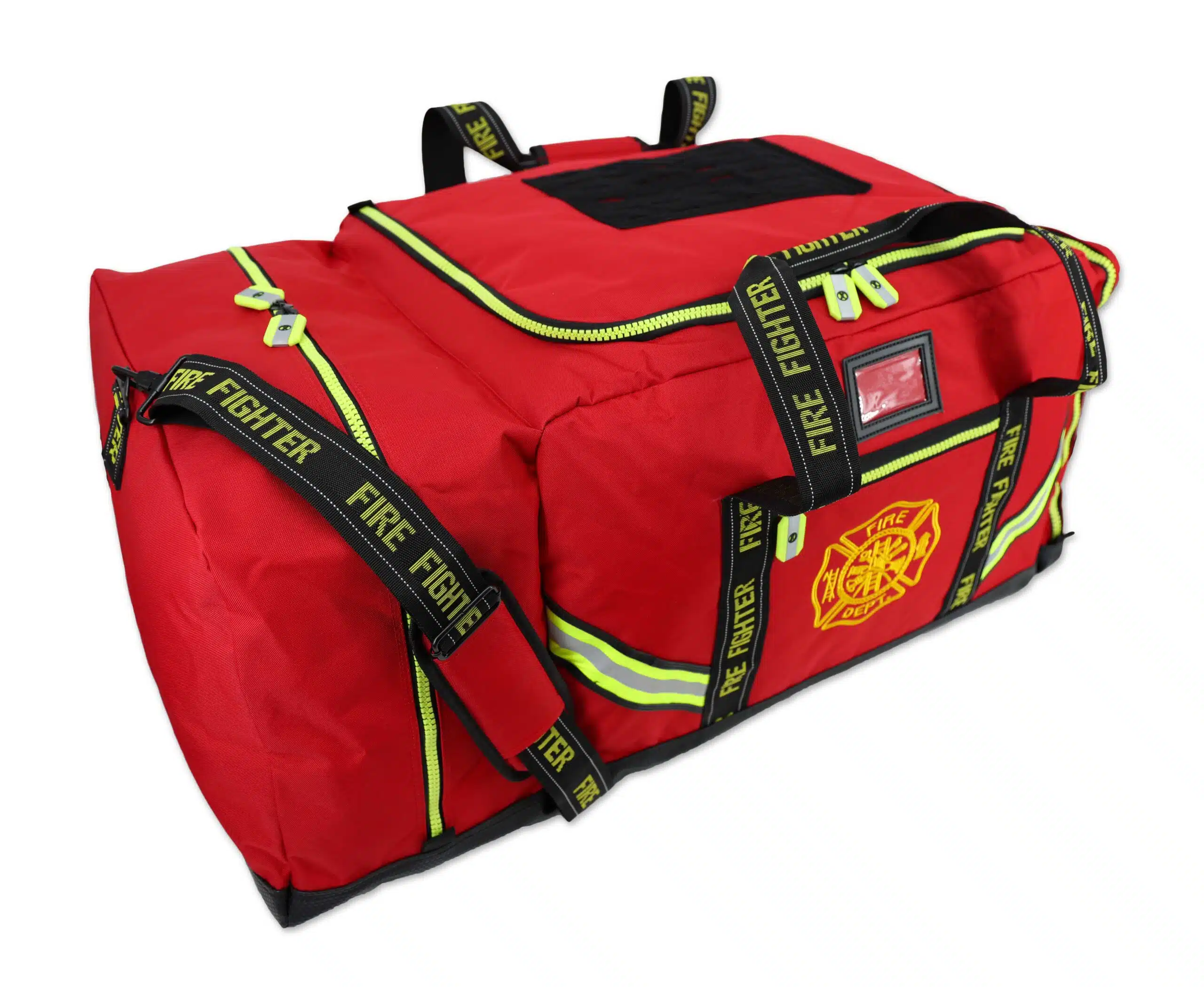 3xl xxxl large jumbo fireman firefighter turnout bunker gear bag red step in