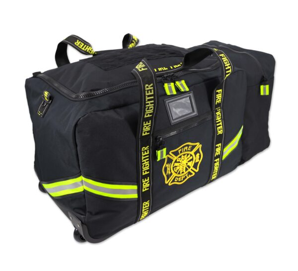 Lightning X Rolling Turnout Gear Bag With Wheels LXFB10WV Black