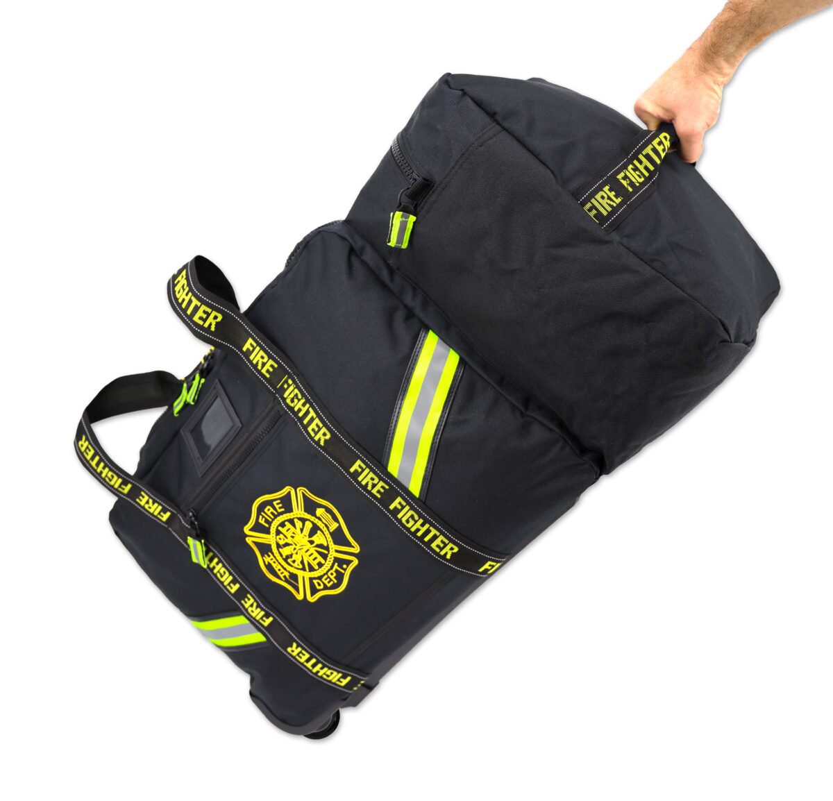 Lightning X Rolling Turnout Gear Bag With Wheels LXFB10WV Firefighter Pulling