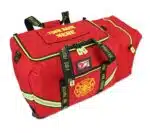lightning x lxfb10wv firefighter step in rolling turnout bunker gear bag with wheels and reflective red