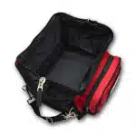 Lightning X multi-purpose wide mouth gear bag with reinforced bottom, mesh pockets, elastic loops, and heavy-duty nylon construction for toiletries, tools, or personal storage
