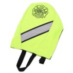 lightning x deluxe fleece lined scba mask facepiece face piece respirator gear bag for firemen firefighter gift with reflective red fluorescent yellow black pink