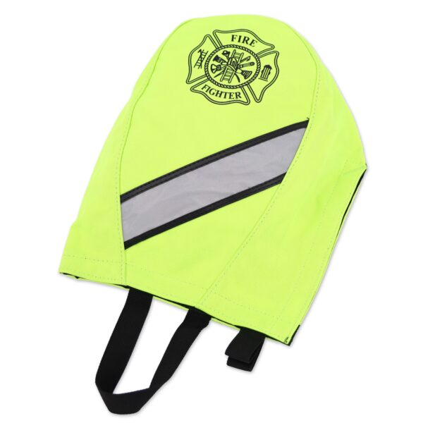 lightning x deluxe fleece lined scba mask facepiece face piece respirator gear bag for firemen firefighter gift with reflective red fluorescent yellow black pink