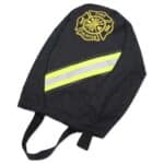lightning x deluxe fleece lined scba mask facepiece face piece respirator gear bag for firemen firefighter gift with reflective red fluorescent yellow black pink