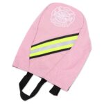 lightning x deluxe fleece lined scba mask facepiece face piece respirator gear bag for firemen firefighter gift with reflective red fluorescent yellow black pink