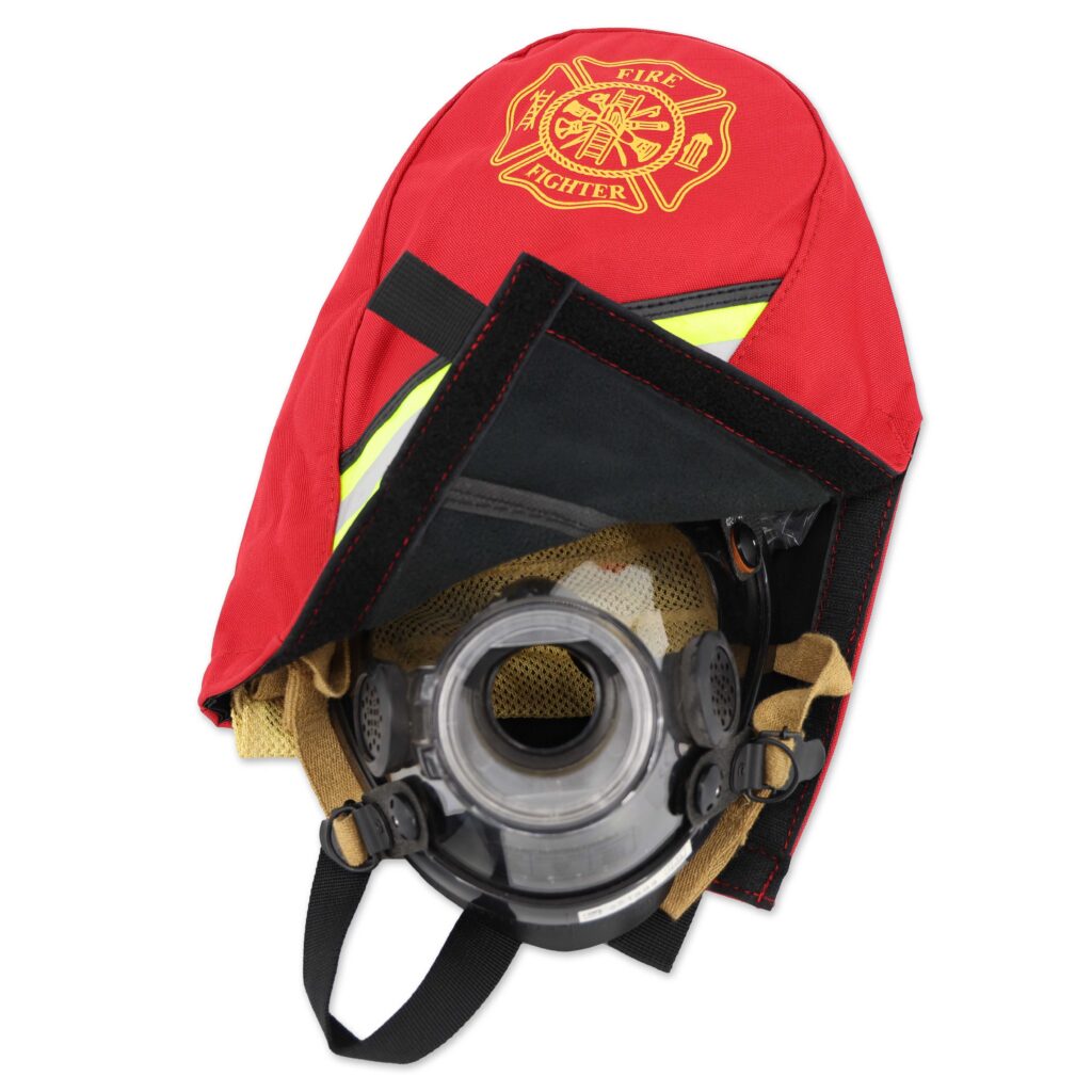 Lightning X products FB30 LXFB30 fleece lined SCBA mask bag with reflective trim