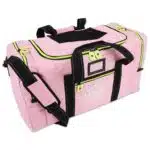 lightning x ladies girls pink fireman firefighter turnout bunker gear bag reflective shoulder strap step-in