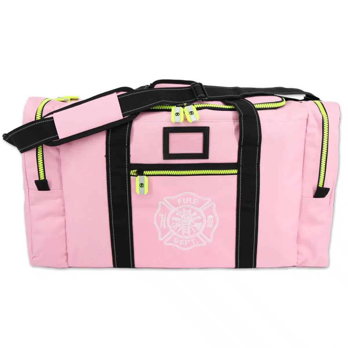 lightning x ladies girls pink fireman firefighter turnout bunker gear bag reflective shoulder strap step-in