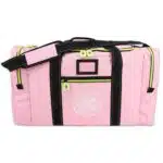 lightning x ladies girls pink fireman firefighter turnout bunker gear bag reflective shoulder strap step-in