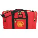 Lightning X LXFB40V FB40 Value Fireman Firefighter Turnout Bunker Gear Bag Cheap Gift Red w/ Fluorescent Zippers Step In
