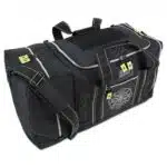 lightning x quad vent mesh vented fireman firefighter turnout bunker gear bag stealth black customizable personalized embroidery monogram step in helmet pocket shoulder strap