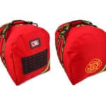 firefighter fireman compact boot turnout gear bag lightning x lxfb70