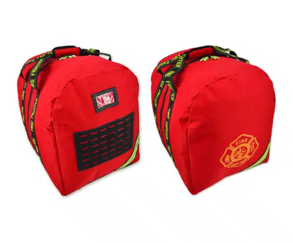 firefighter fireman compact boot turnout gear bag lightning x lxfb70
