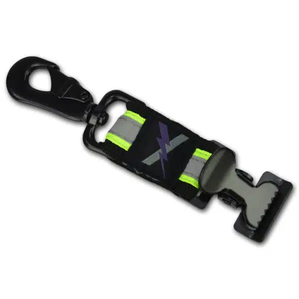 LXFGC-HD HD Glove Clip reflective glove holder for firefighters, rescue, extrication, construction, golf, mechanics, work with alligator clip from lightning x