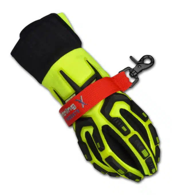 Firemen fireman's firefighter turnout gear glove strap holder clip keeper work mechanics golf construction gardening