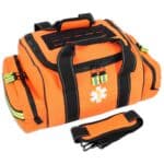 Lightning X MB30 LXMB30 Large First Responder EMT Medic Emergency Bag w/ Customizable Modular Dividers, Embroidered Star of Life & Reflective Trim. Available in Orange, Red, Black, Blue & Purple