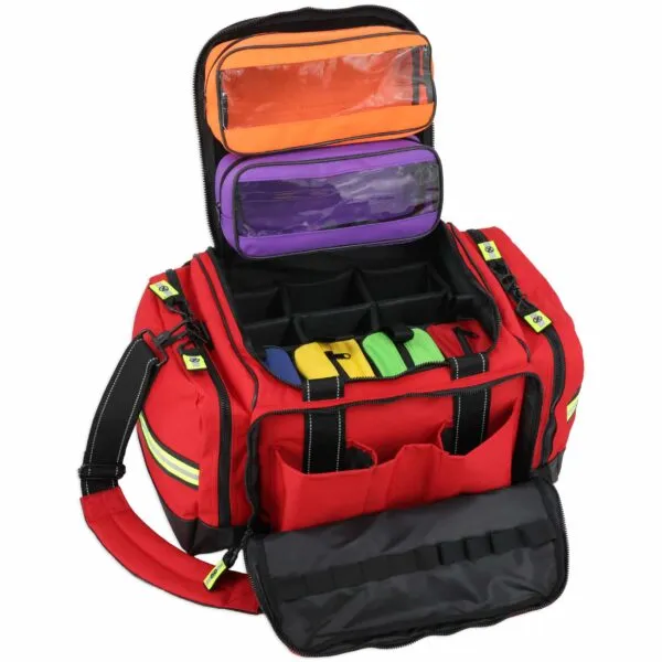 Lightning X LXMB35 Red Modular Trauma Bag With 6 Colored Modules