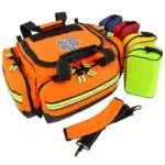 lightning x lxmb35 mb35 premium large intermediate modular trauma gear bag first responder emt ems medic with color coded removable accessory pouches orange