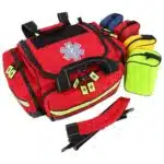 lightning x lxmb35 mb35 premium large intermediate modular trauma gear bag first responder emt ems medic with color coded removable accessory pouches red