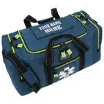 LXRB40 Lightning X Rescue Squad EMS Turnout Gear Jumpsuit Step In Duffel Bag Star of Life Blue Gear Bunker Fire Firefighter for Medics Extrication Jumpsuit custom embroidery monogram embroidered name logo