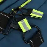 LXRB40 Lightning X Rescue Squad EMS Turnout Gear Jumpsuit Step In Duffel Bag Star of Life Blue Gear Bunker Fire Firefighter for Medics Extrication Jumpsuit reflective