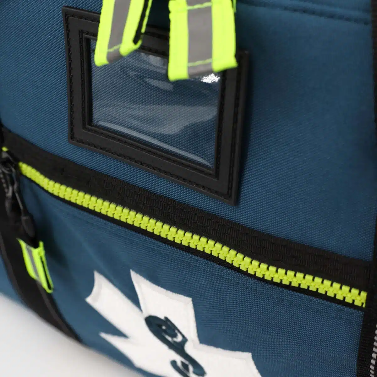 LXRB40 Lightning X Rescue Squad EMS Turnout Gear Jumpsuit Step In Duffel Bag Star of Life Blue Gear Bunker Fire Firefighter for Medics Extrication Jumpsuit reflective