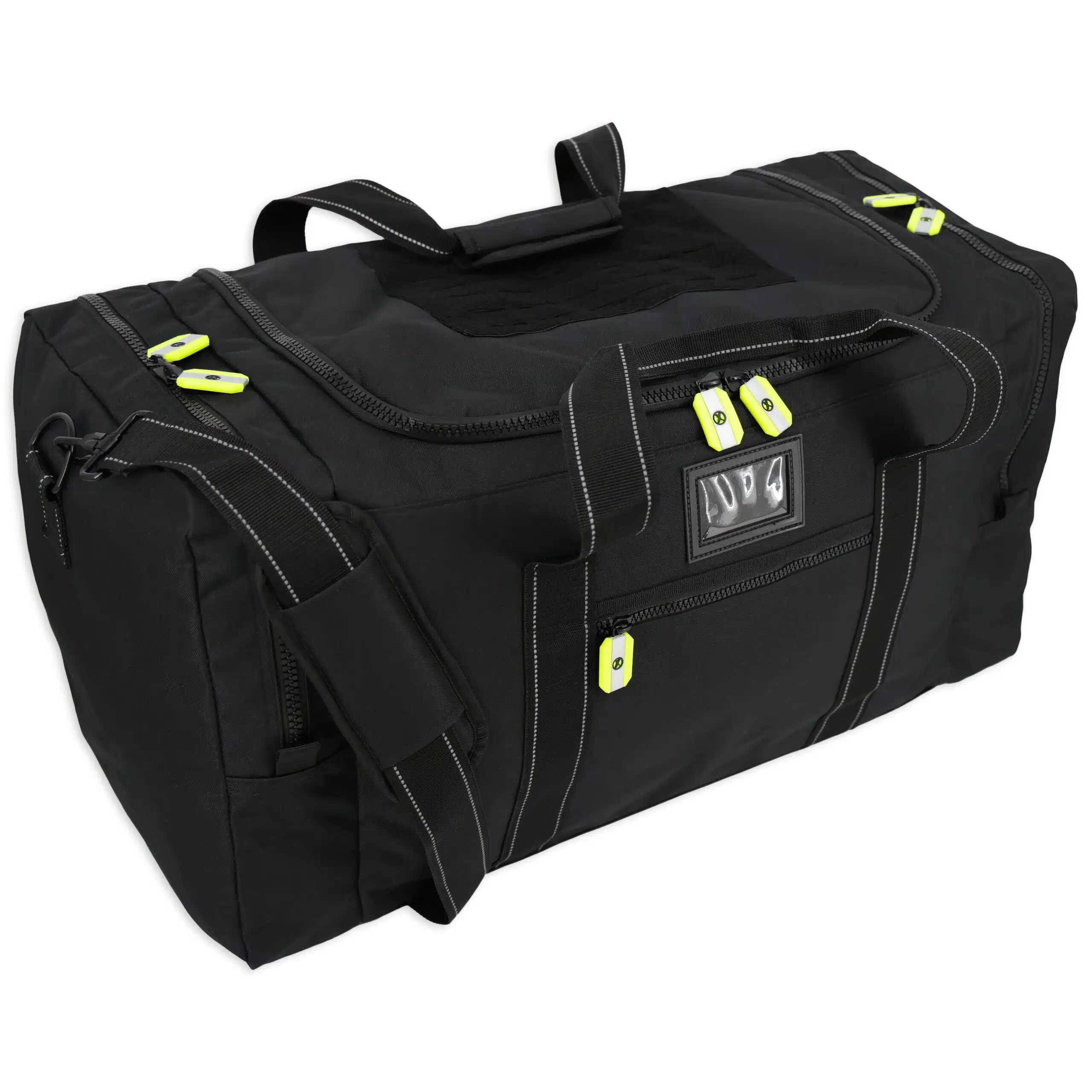 Firefighter police tactical swat overnight duffle duffel gear bag for turnout fire stealth black