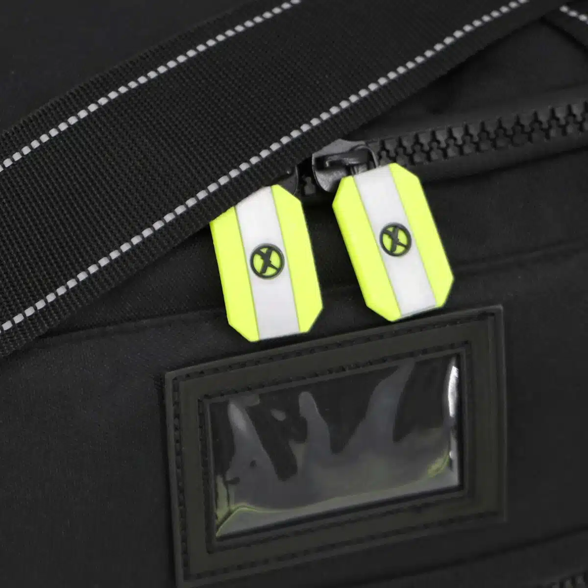 Lightning X LXPB40 firefighter police tactical swat overnight duffle duffel gear bag for turnout fire stealth black PB40 reflective zipper pulls