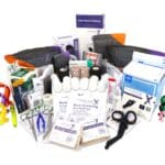 Lightning X fully stocked pre filled first aid trauma EMS/EMT refill kit medical supplies