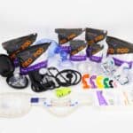 lightning x lxsmk-c advanced first responder ems emt first aid refill kit with medical supplies including tourniquet, extrication collar, blood pressure cuff, stethoscope, airway equipment, bandages and more