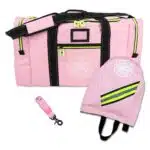 Lightning X LXFB40V FB40 Turnout Gear Bag Package Kit includes Bunker Bag, SCBA Mask Bag, Shoulder Strap & Firefighter Glove Strap Black, red or pink - package deal fireman gift idea