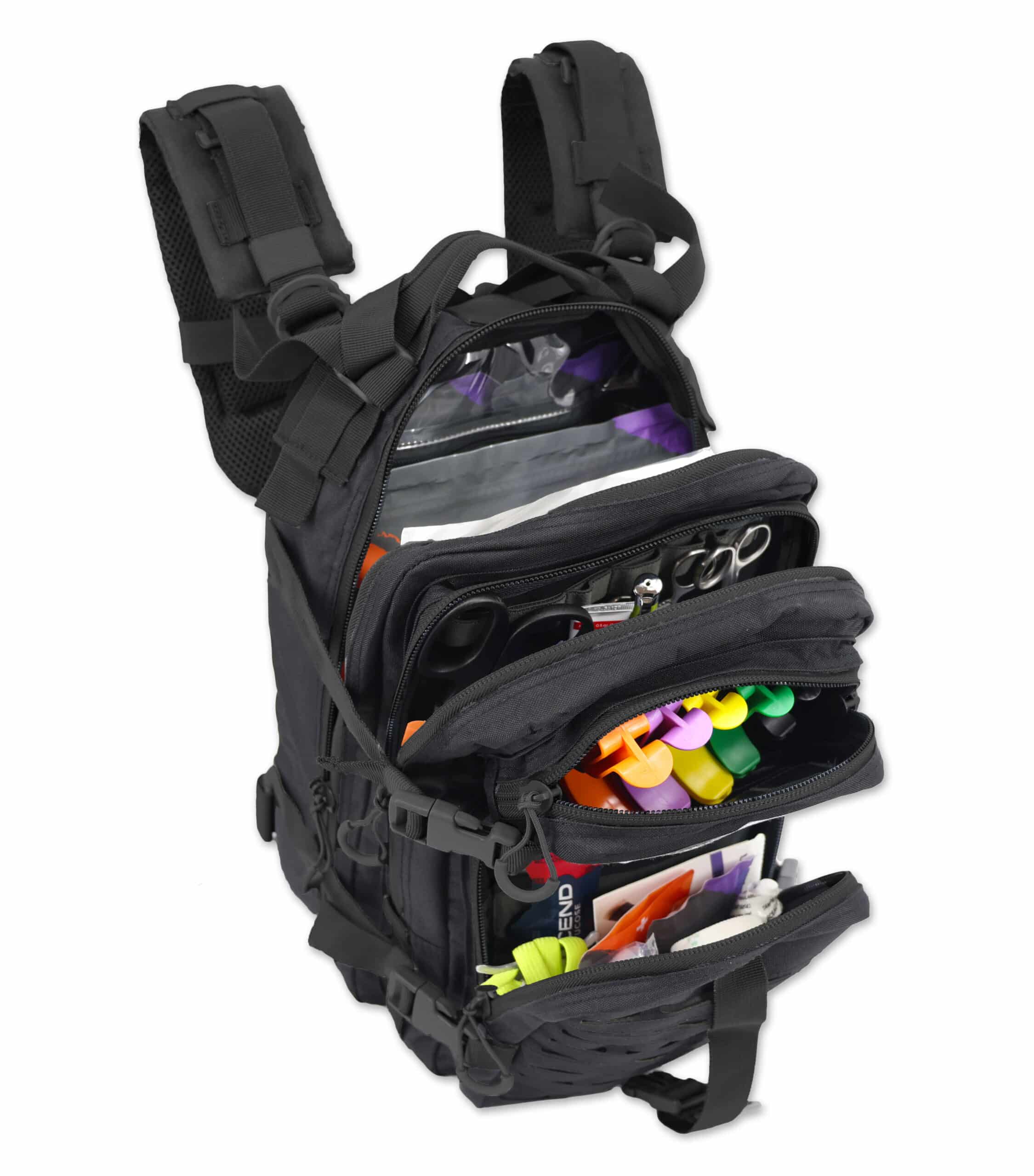 LXPB89-SKM Tactical Trauma & Bleeding Stocked Backpack Medic Kit