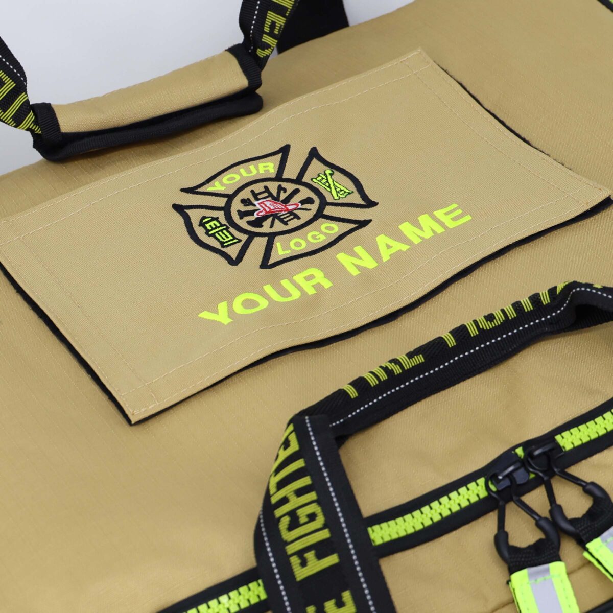 Lightning X 3XL Premium Ripstop Turnout Bunker Gear Bag Matches Turnout Gear + Reflective LXFB10XT for firefighters with custom embroidery embroidered name logo monogram gift idea