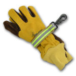 lightning x heavy duty hd firefighter glove strap holder turnout tan velcro