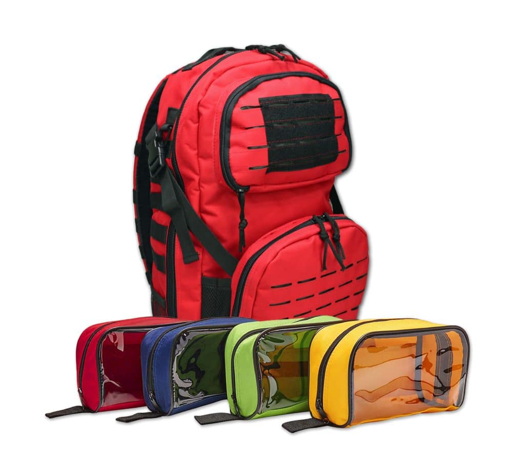 Premium tactical backpack w/ modular pouches & hydration port