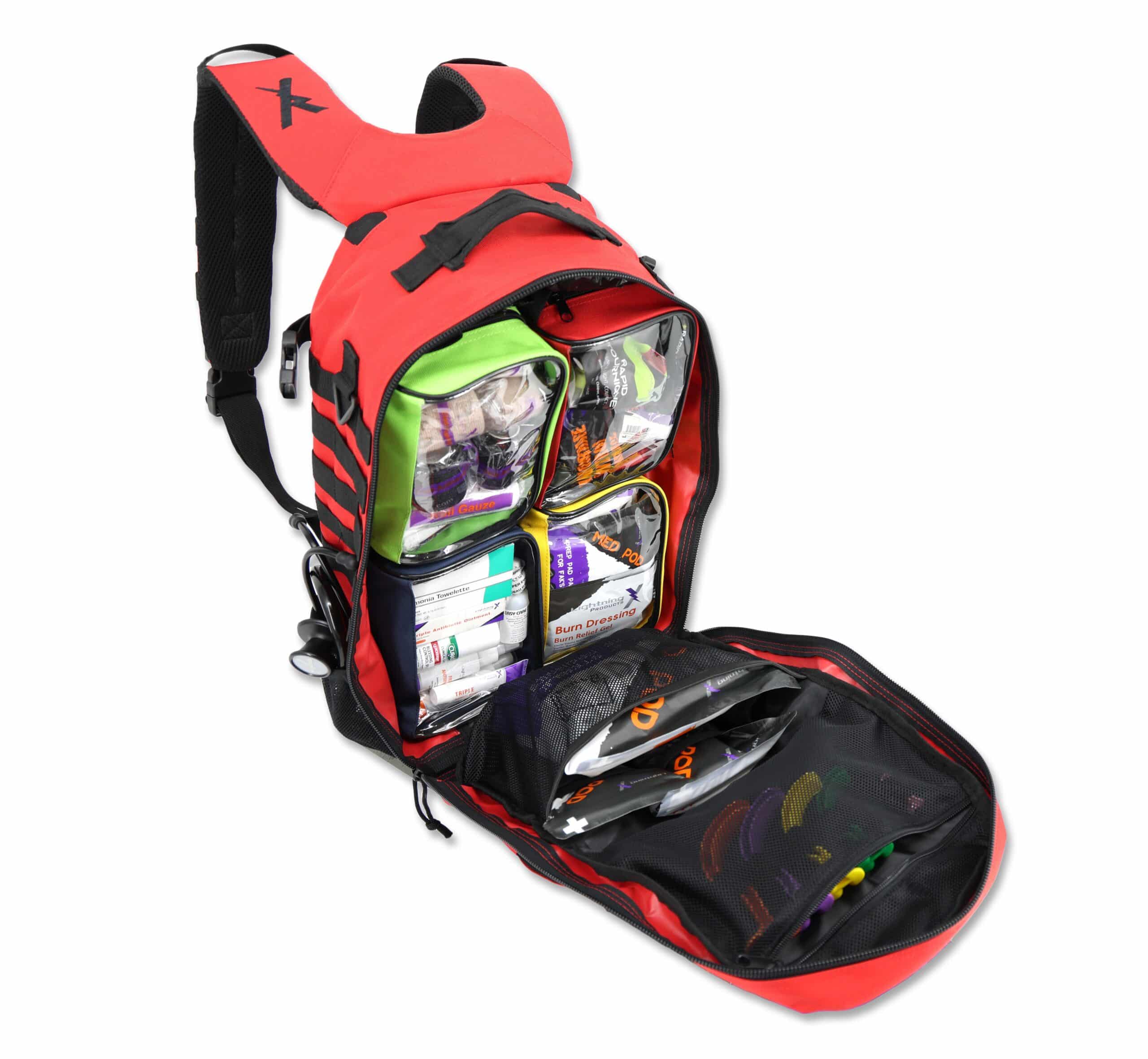 Lightning X Modular TacMed Backpack Fully Stocked w/ Premium Fill