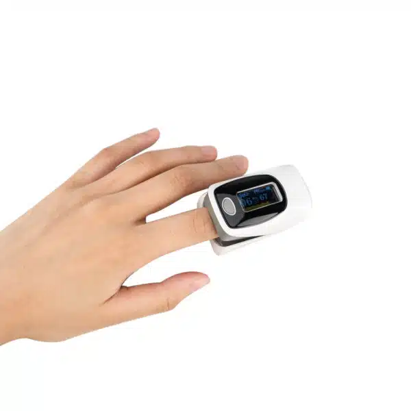 lightning x fingertip pulse oximeter ox spo2 rate bpm blood oxygen saturation monitor