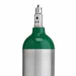 lightning x medical oxygen cylinder d med for breathing treatment, cpr and first aid