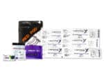 lightning x Nasopharyngeal nasal airway kit npa w/ 6 sizes 22FR, 24FR, 26FR, 28FR, 30FR, 32FR w/ 6 BZK cleansing wipes, 6 packs of lubricating lube jelly and a pair of nitrile exam gloves all in resealable zippered first aid med pod bag
