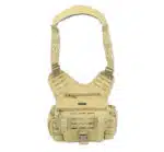 LXMB15-T Lightning X TacMed Sling Pack Messenger Style Cross Shoulder Bag w/ Laser Cut MOLLE Desert Tan