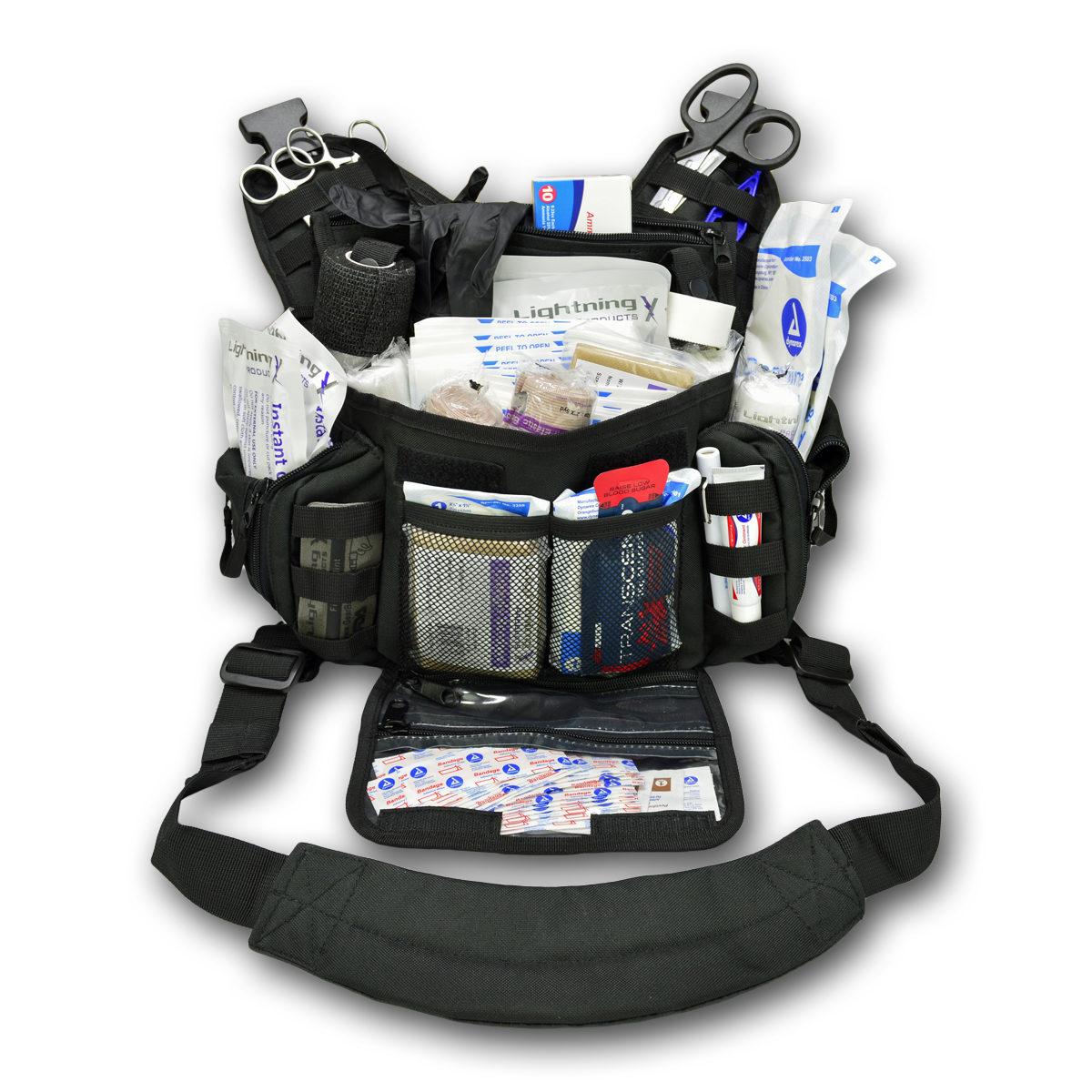 Lightning X Premium Trauma MedSling Bag w Fill Kit A