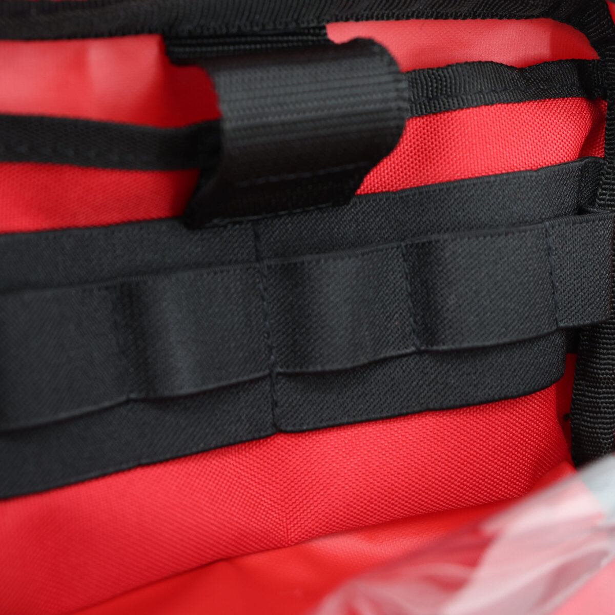 EMS accessory pouch kit for EMT trauma bags with red blue green yellow organizer pouches by Lightning X