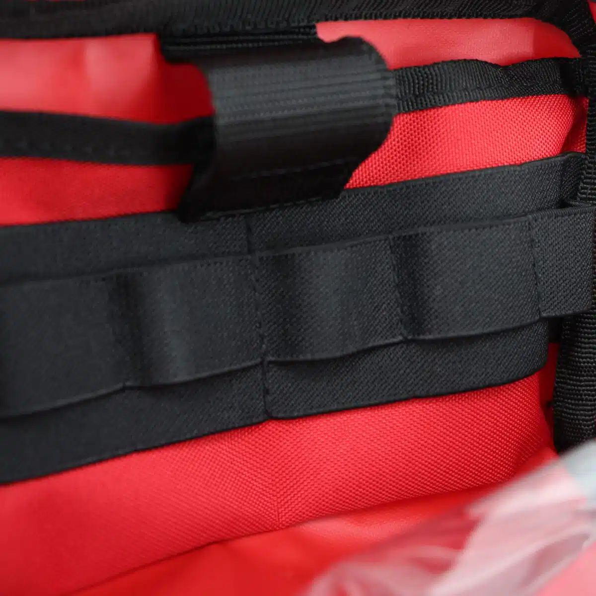 EMS accessory pouch kit for EMT trauma bags with red blue green yellow organizer pouches by Lightning X