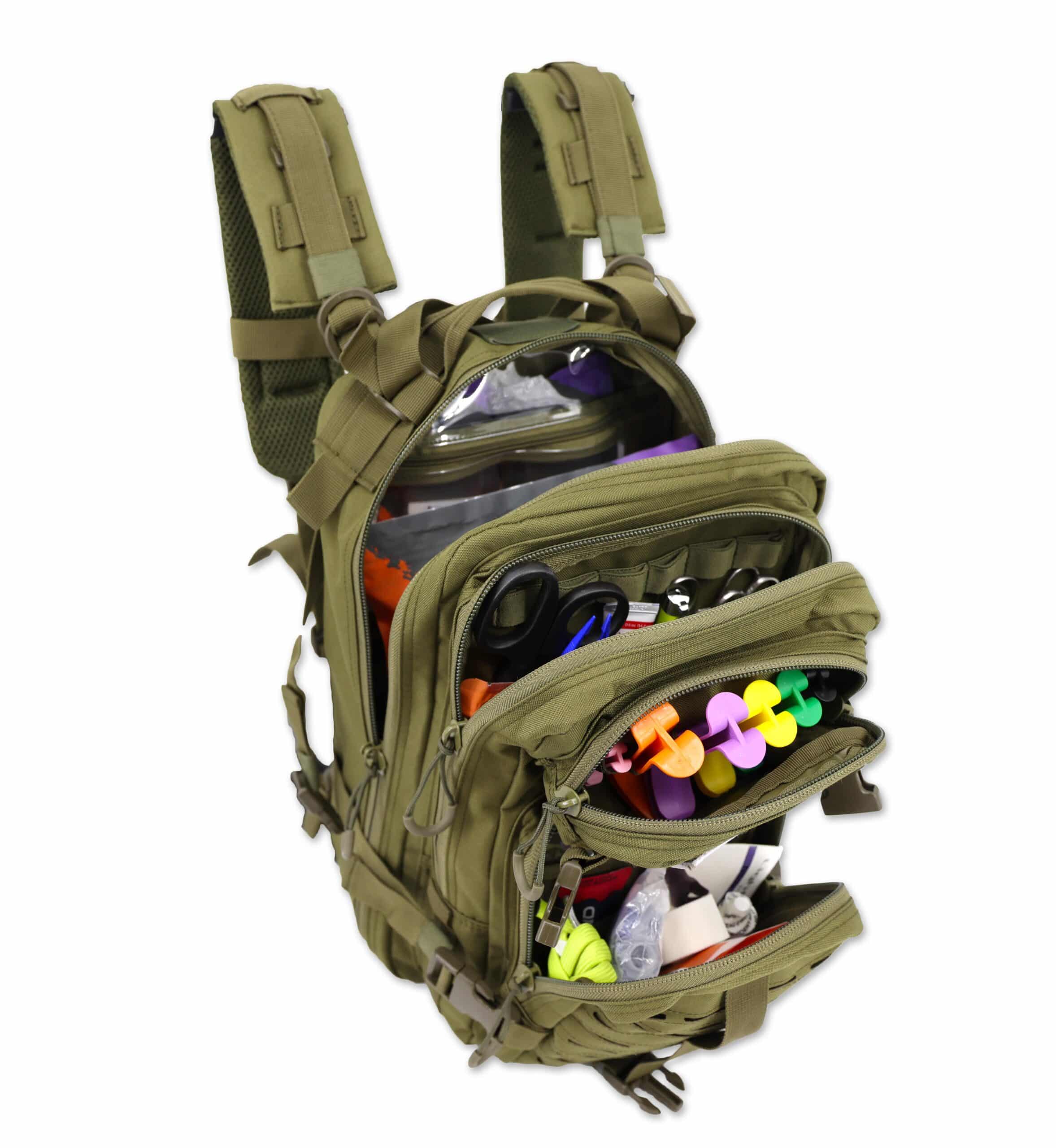 LXPB89-SKM Tactical Trauma & Bleeding Stocked Backpack Medic Kit