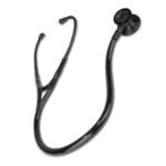 lightning x premium cardiology clinical stethoscope dual head two tubes in one design stealth black