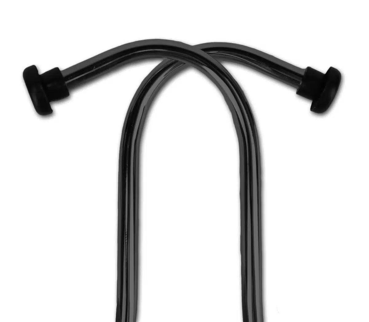 lightning x LXSRS-BK sprague rappaport dual tube stethoscope for nurse, emt, first aid diagnostic, inexpensive stealth matte black interchangeable ear tips