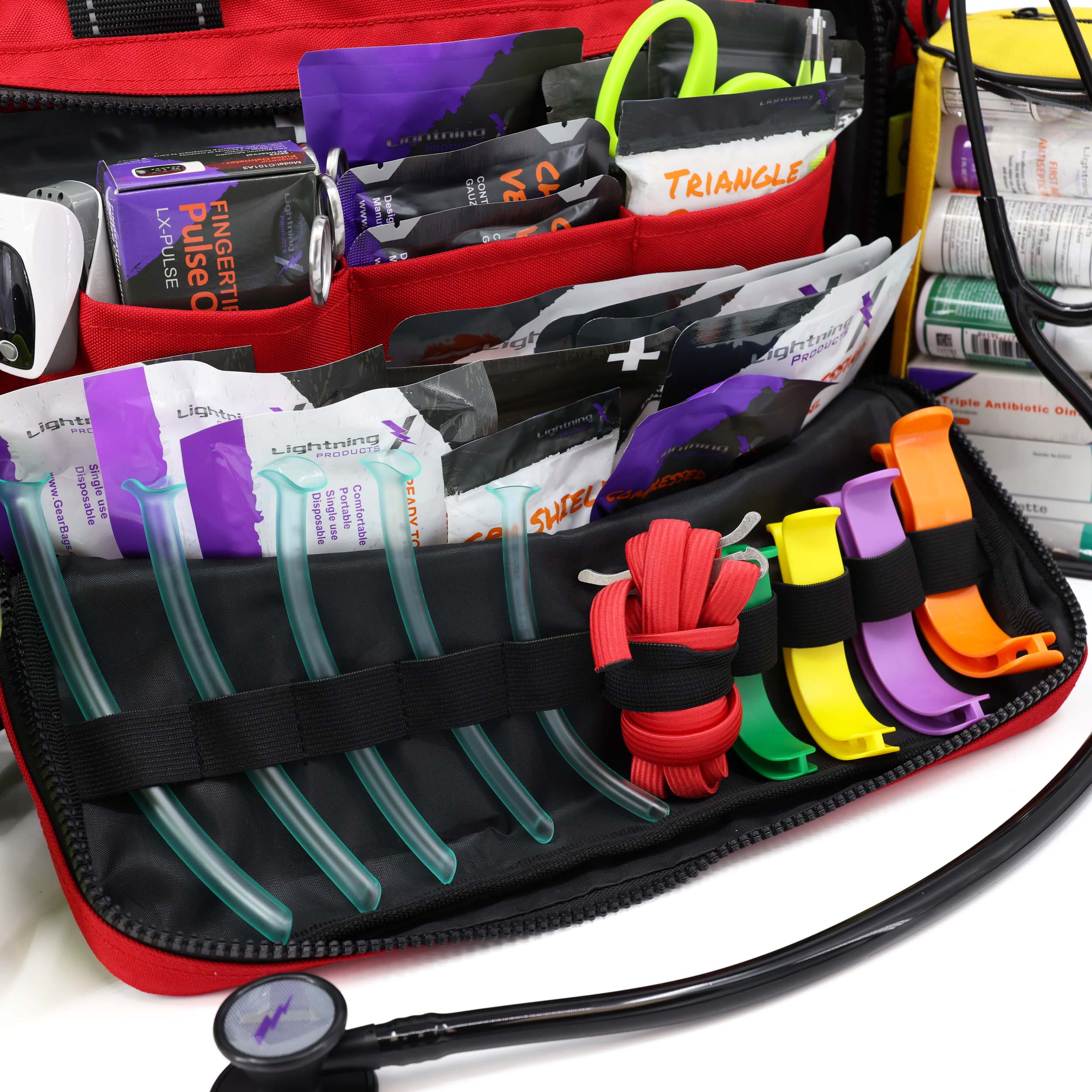 Lightning X Modular Trauma Kit w/ Colored Pouches | MB35-SKF