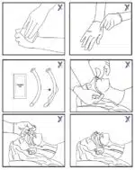 lightning x Nasopharyngeal nasal airway kit npa w/ 6 sizes 22FR, 24FR, 26FR, 28FR, 30FR, 32FR w/ 6 BZK cleansing wipes, 6 packs of lubricating lube jelly and a pair of nitrile exam gloves all in resealable zippered first aid med pod bag instructions printed on bag