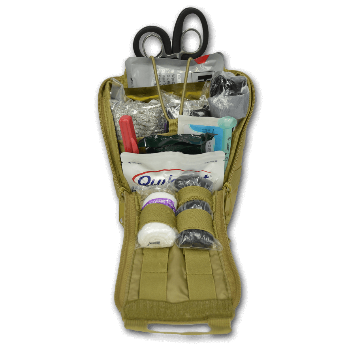 Tactical MOLLE First Aid Survival Premium Trauma Kit IFAK stop the